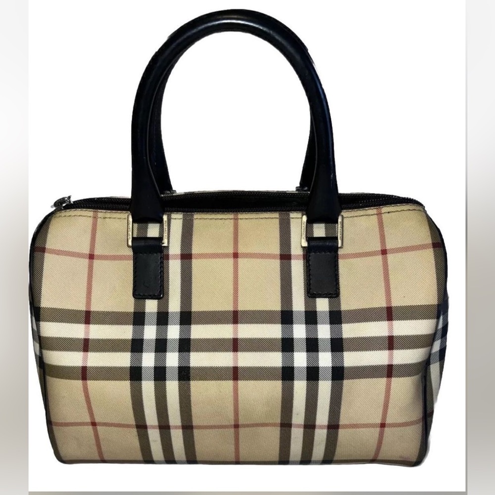 Burberry Classic Plaid Speedy Satchel